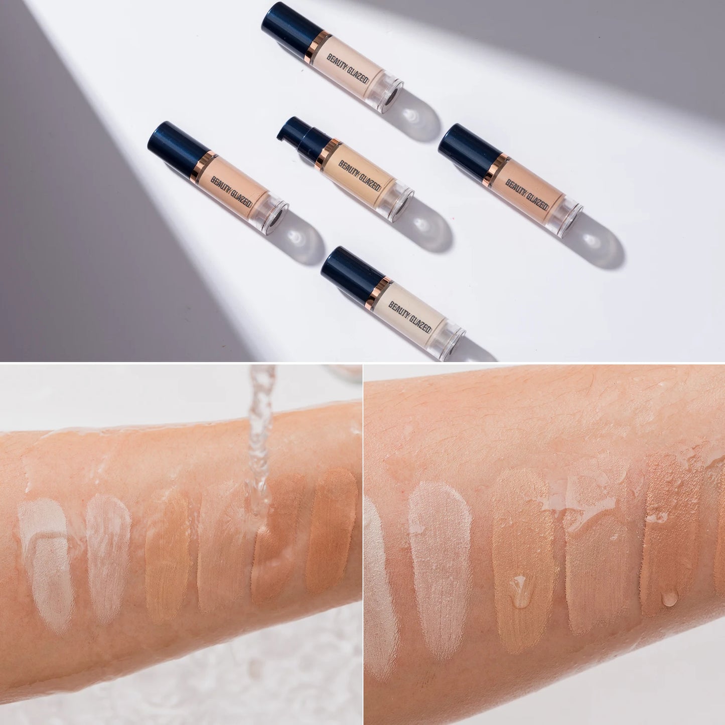 Beauty Glazed 6 Color Liquid Foundation Concealer