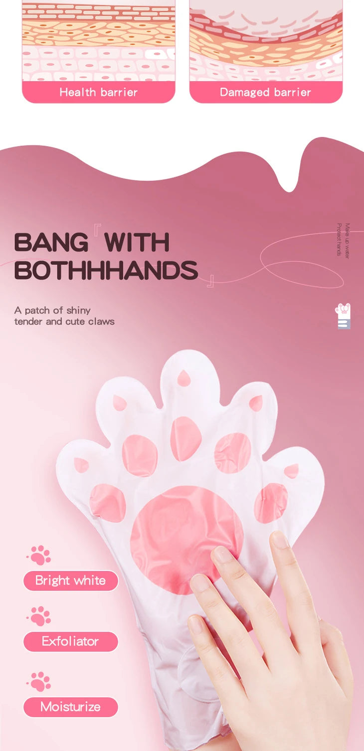 5 Pairs Goat Milk Nourishing Hand Mask