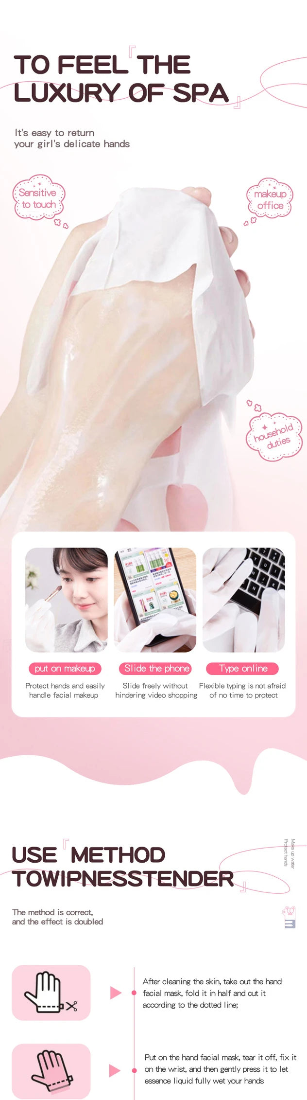 5 Pairs Goat Milk Nourishing Hand Mask