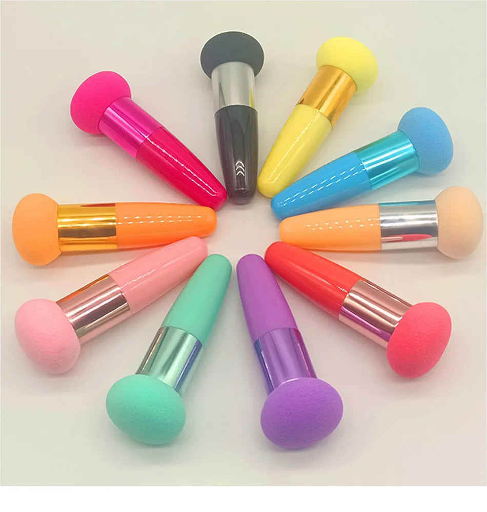 3pcs Women Puff Mushroom Head Face Concealer Blender Makeup Brushes