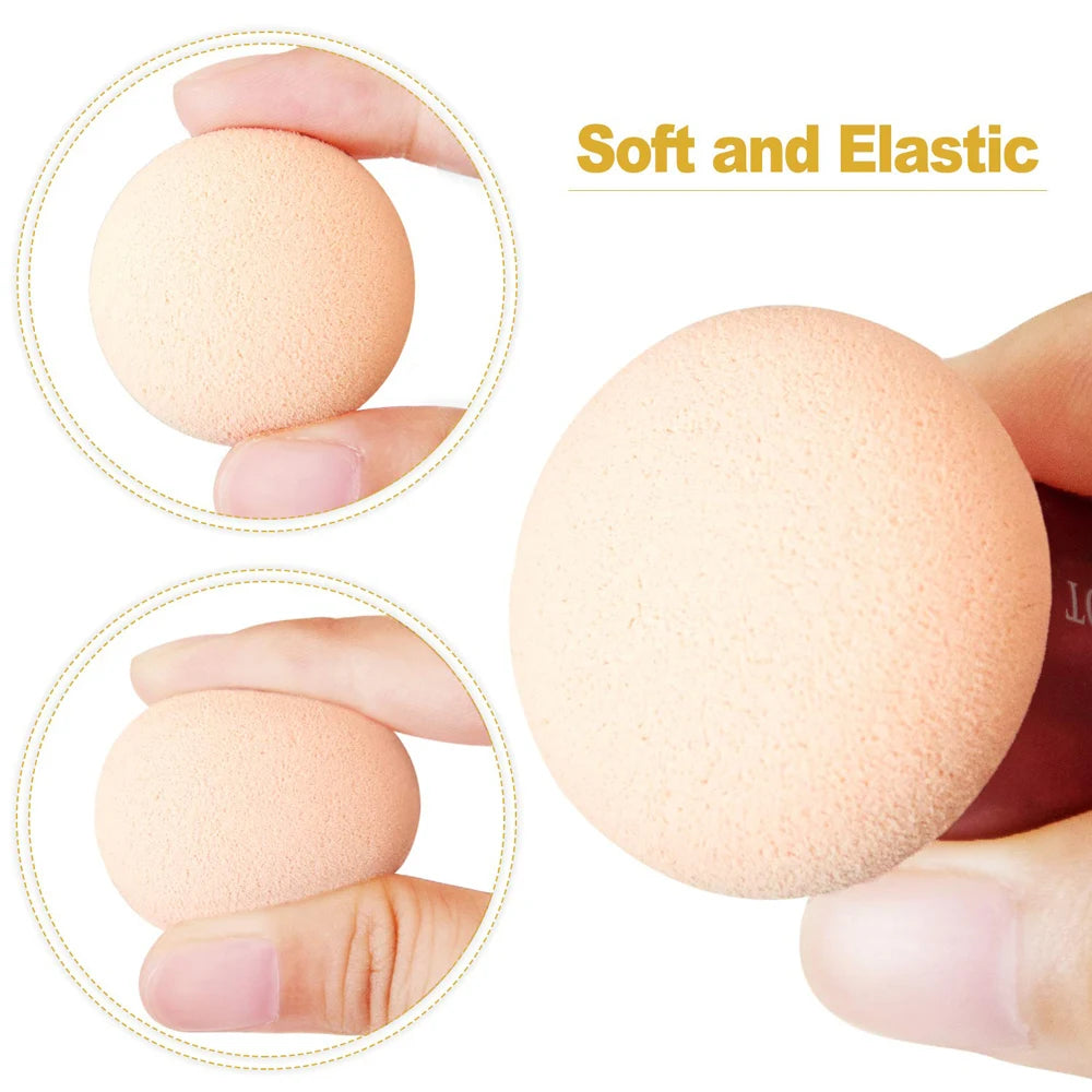3pcs Women Puff Mushroom Head Face Concealer Blender Makeup Brushes