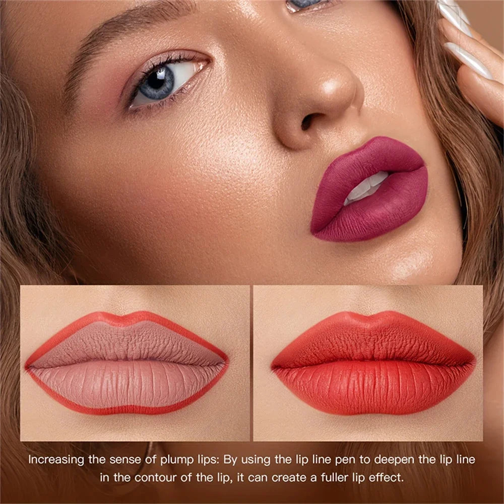 8 Color Matte Plumping Pro Lip Contour