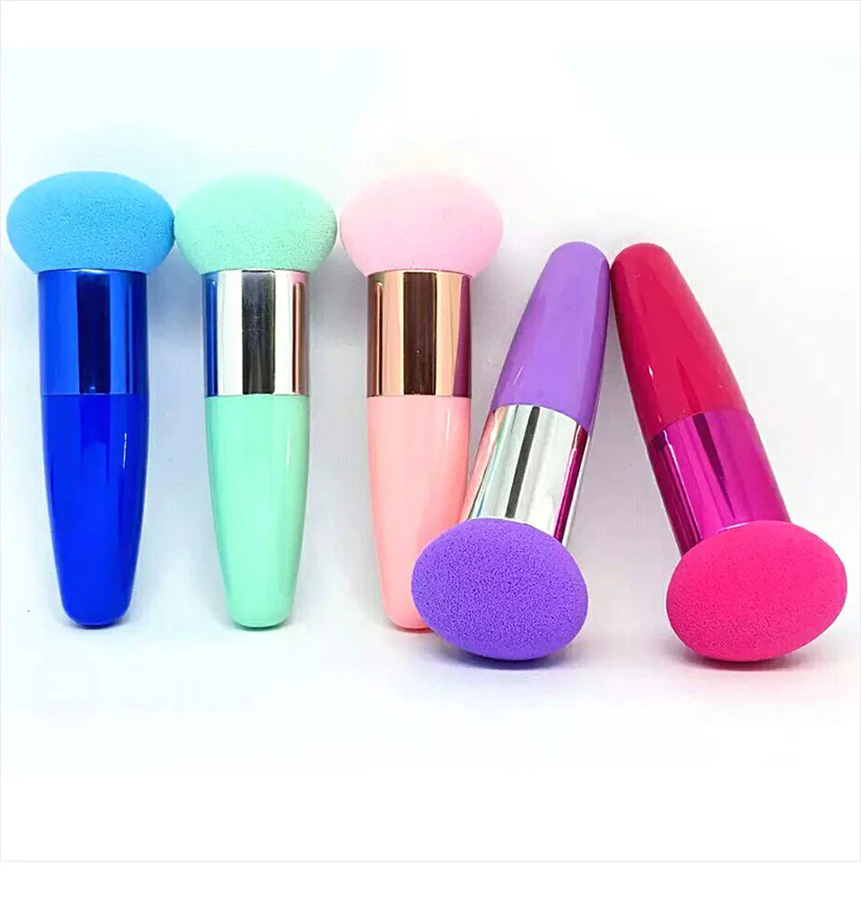 3pcs Women Puff Mushroom Head Face Concealer Blender Makeup Brushes
