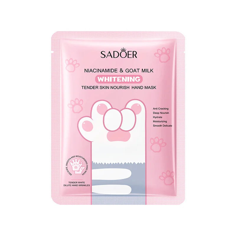 5 Pairs Goat Milk Nourishing Hand Mask
