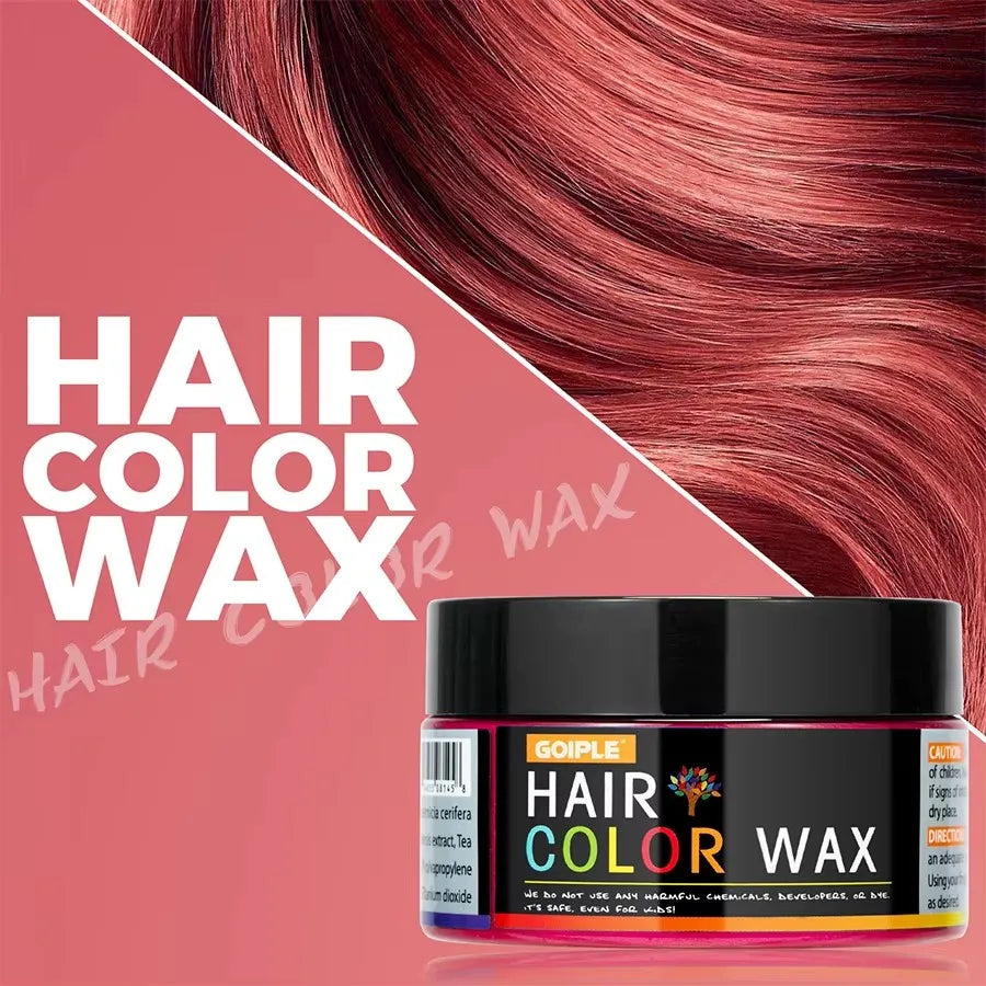 DIY One-Time Hair Color Wax Styling MUST-TRY !!