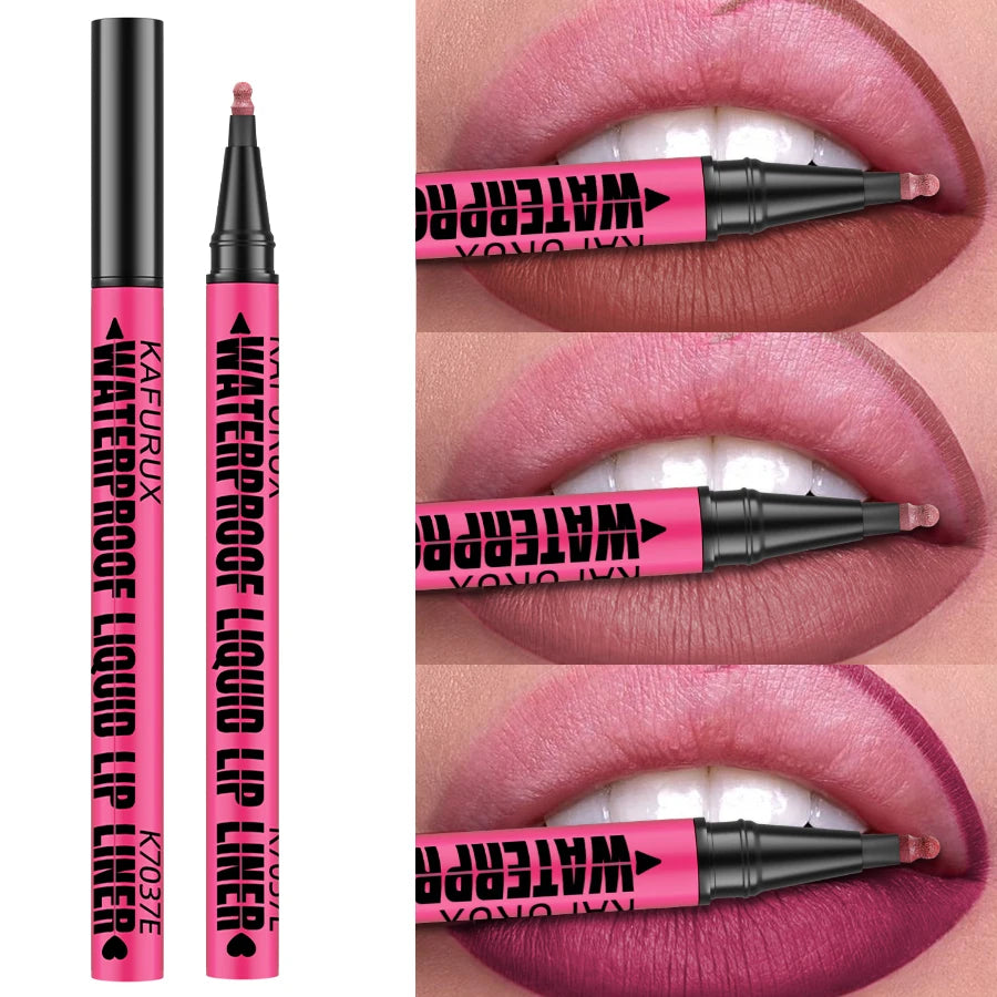Liquid Matte Lipliner Pencil Waterproof Plumping Lip Liner