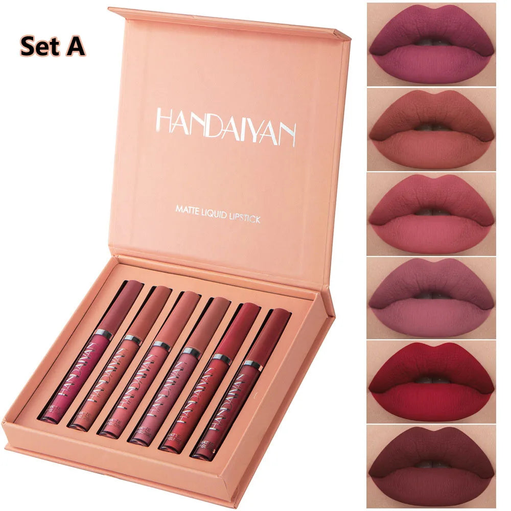 Matte Velvet Liquid Lipstick Waterproof Long-lasting Baddie