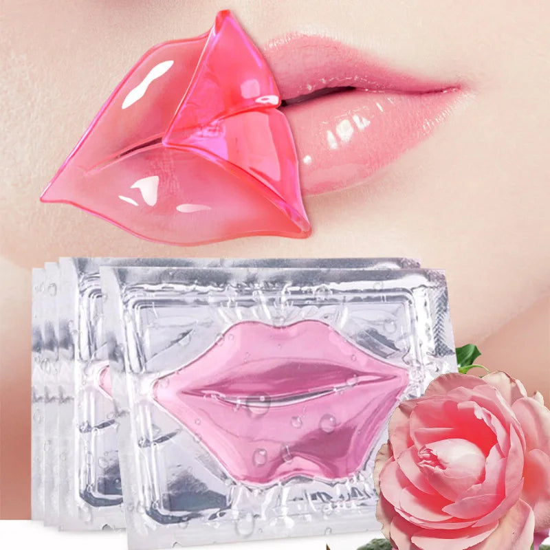 Crystal Collagen Lip Mask Lips Plumper Pink Lip Patches (Daily Hack)