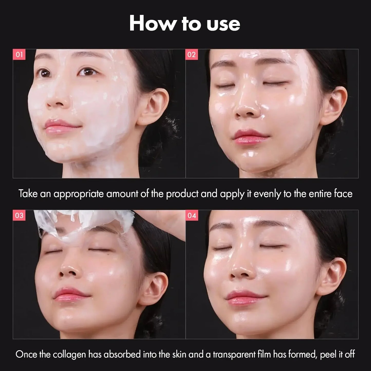Real Collagen Fit, Collagen 670,000ppm, Peel Off for Glass Skin !