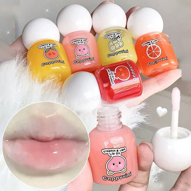 VitaminE Jam Liquid Lip Blam Moisturizing Jelly Lip Plumping