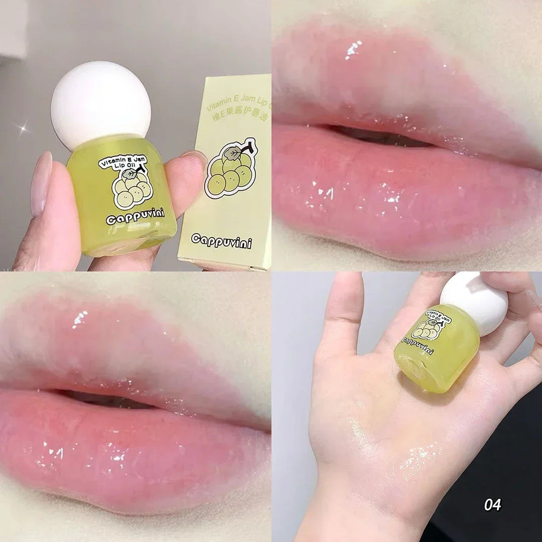 VitaminE Jam Liquid Lip Blam Moisturizing Jelly Lip Plumping