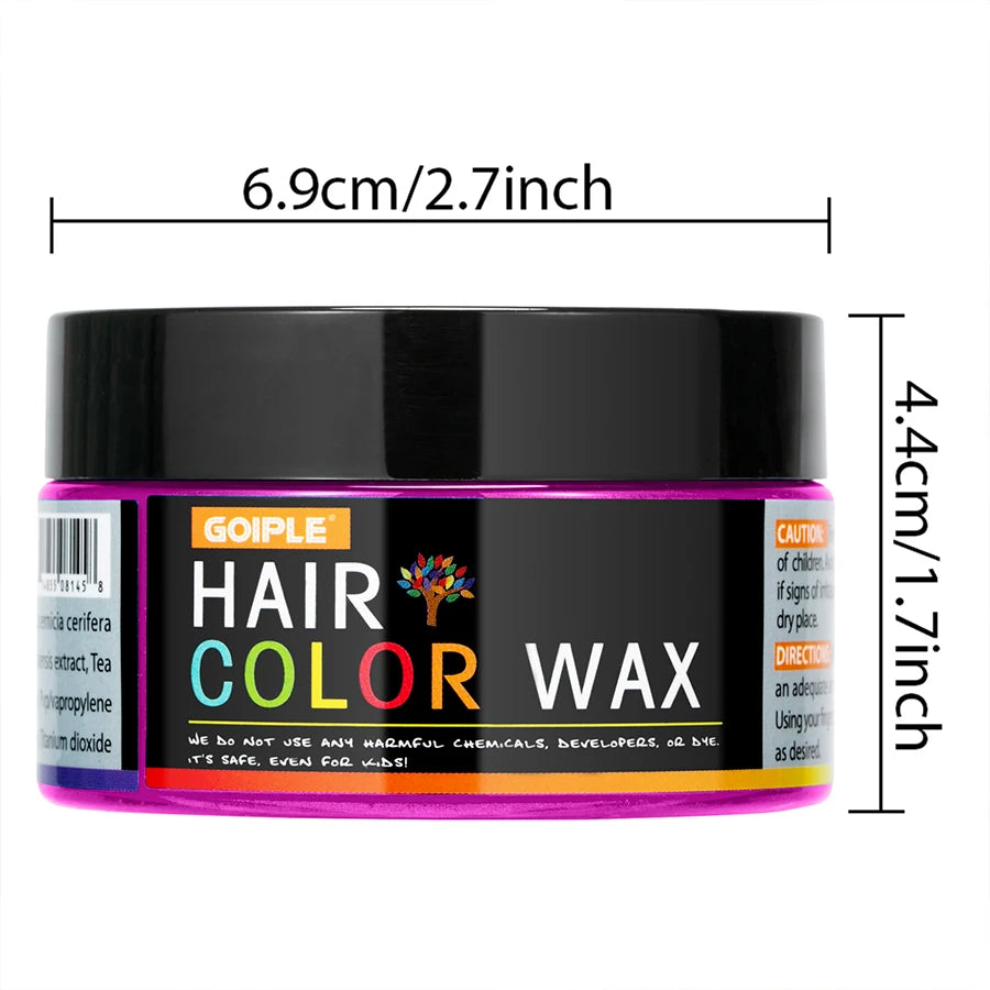 DIY One-Time Hair Color Wax Styling MUST-TRY !!