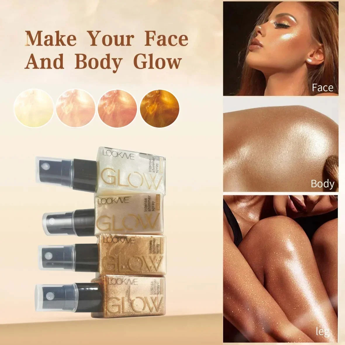 Diamond Liquid Highlight Gloss Body Bronzer (Shine like a Diamond)