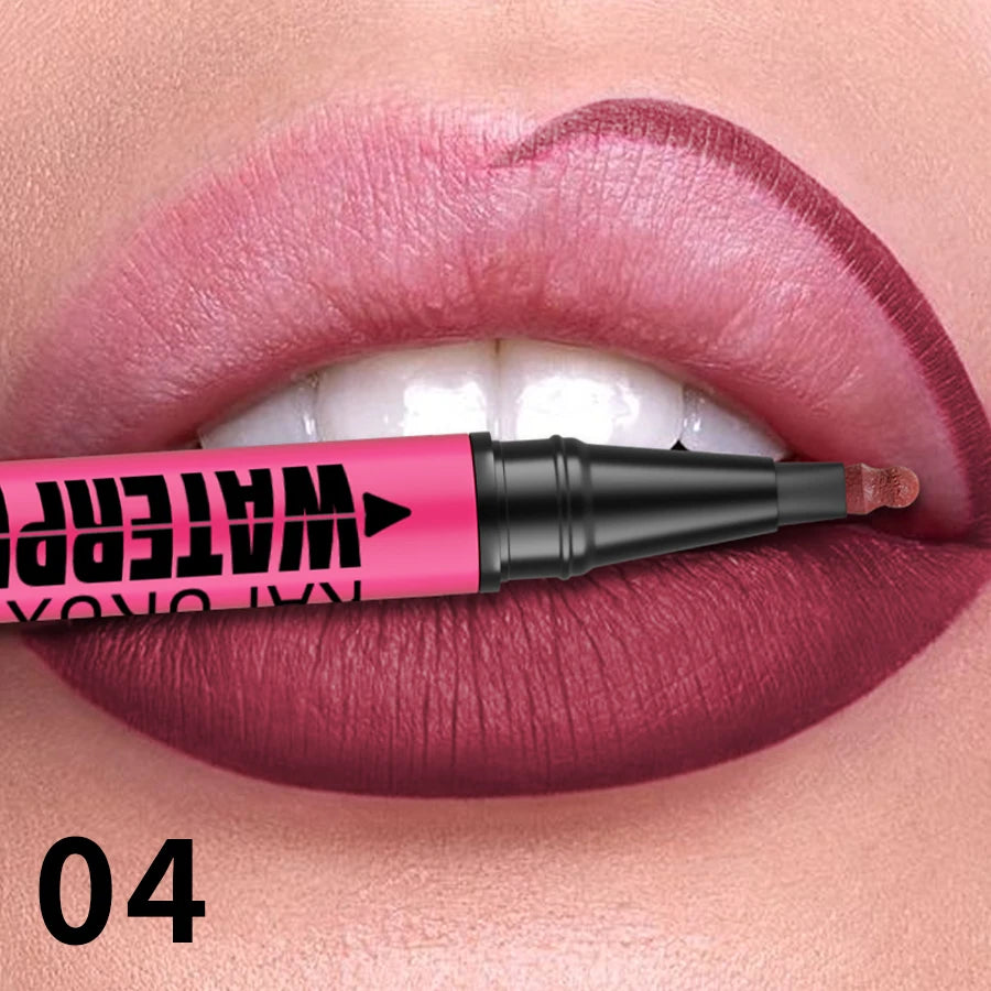 Liquid Matte Lipliner Pencil Waterproof Plumping Lip Liner