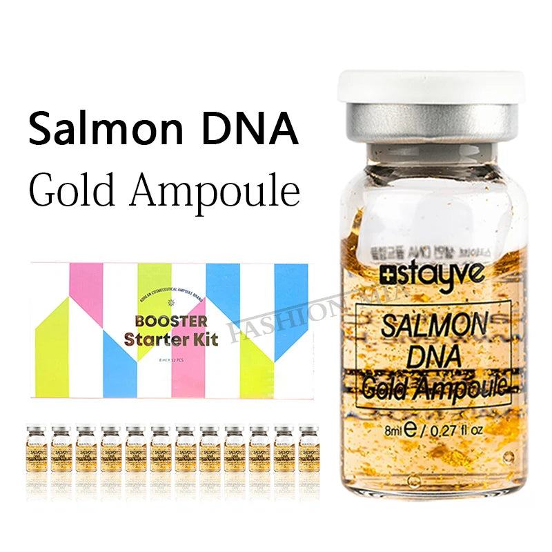Stayve 8ml Salmon DNA Gold Ampoule Serum Kit !