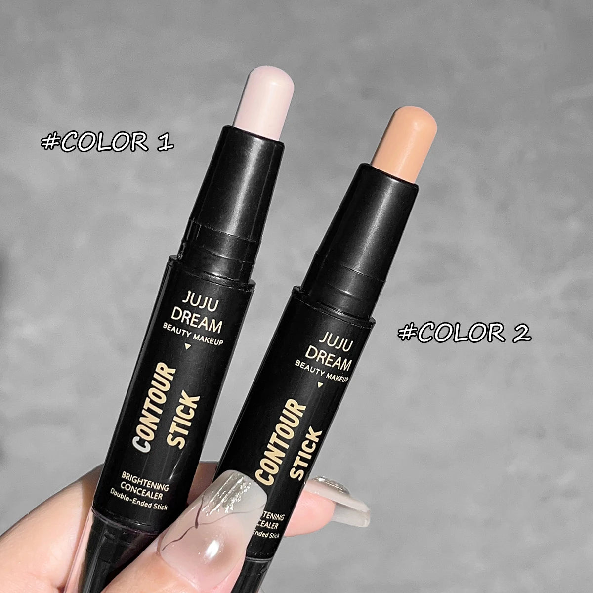 Dual-ended contour stick for your DOLL-UP times