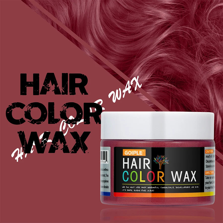 DIY One-Time Hair Color Wax Styling MUST-TRY !!