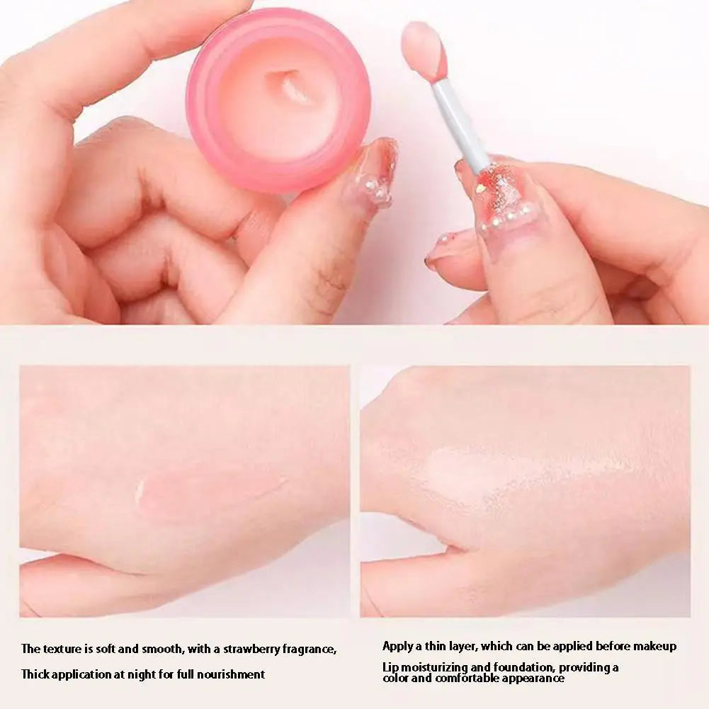 Strawberry Lip Balm Moisturizing Jelly Lip Mask
