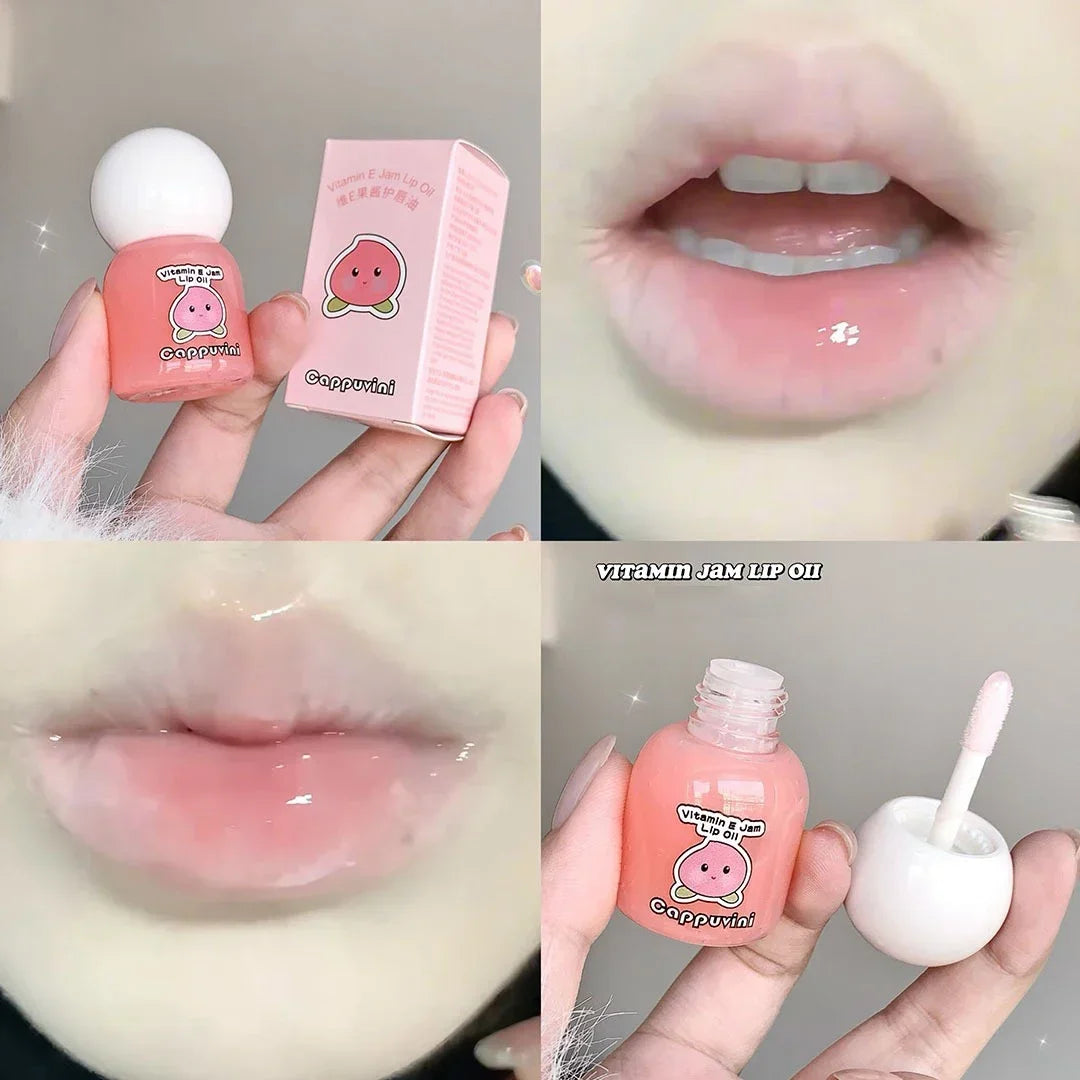 VitaminE Jam Liquid Lip Blam Moisturizing Jelly Lip Plumping