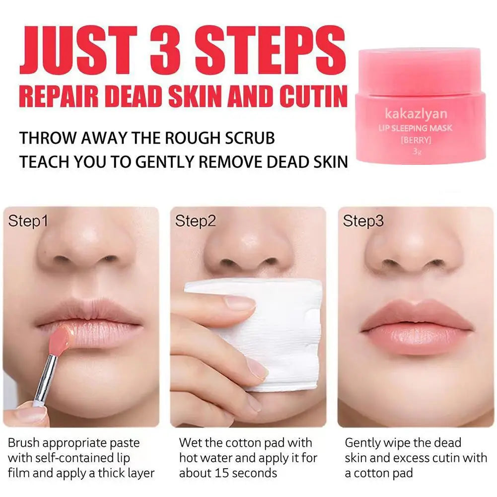 Strawberry Lip Balm Moisturizing Jelly Lip Mask