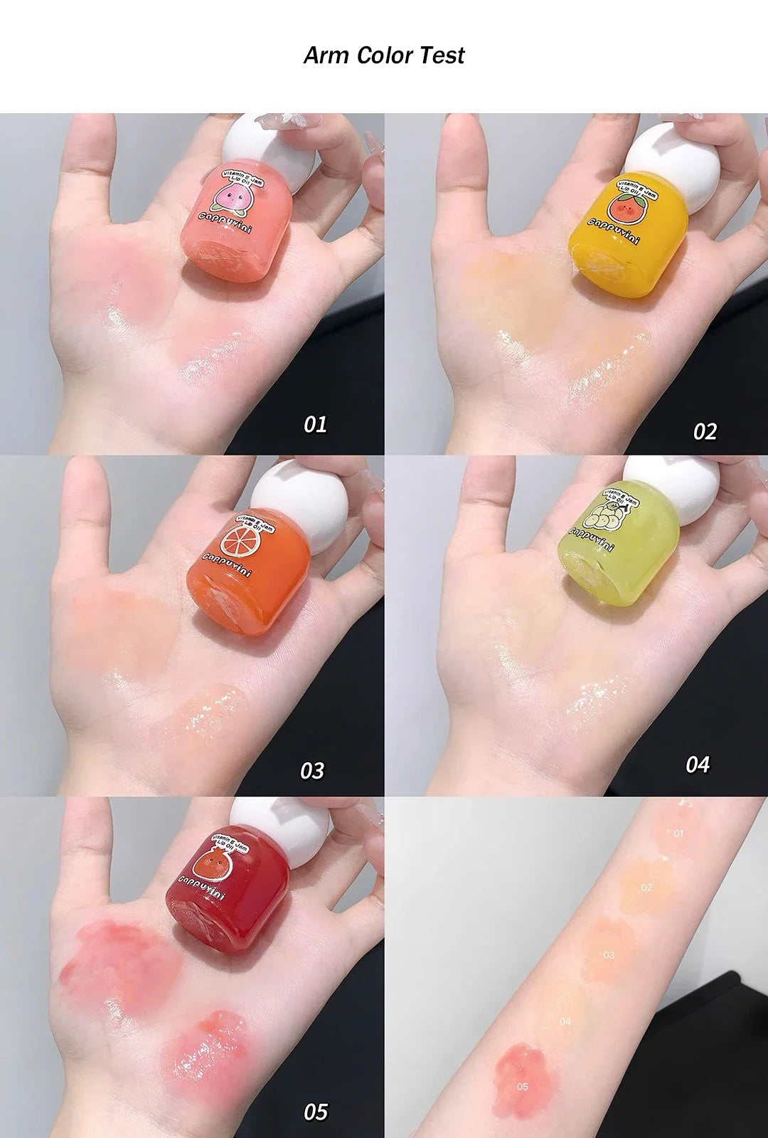 VitaminE Jam Liquid Lip Blam Moisturizing Jelly Lip Plumping