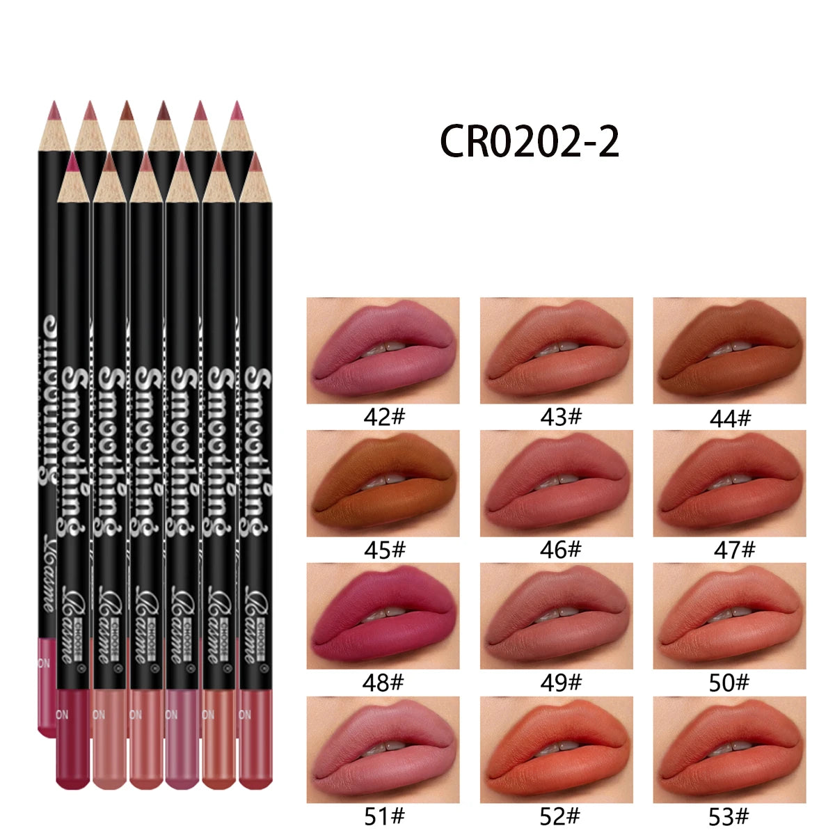 12pcs Professional Lip Liner Pencil set