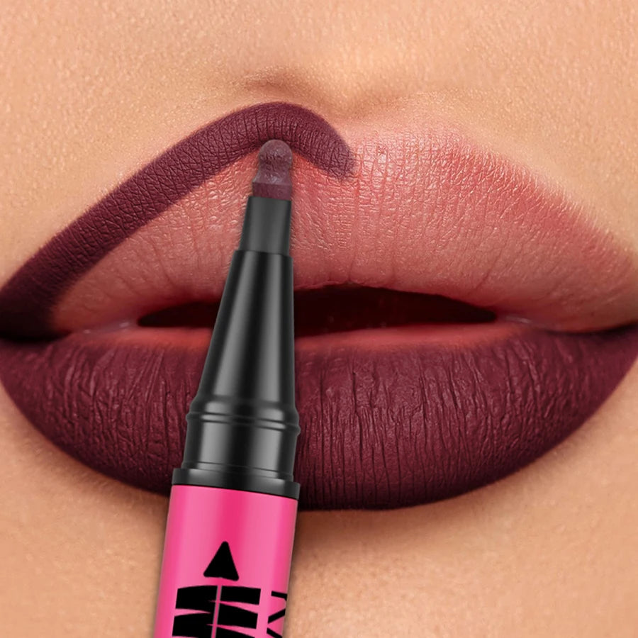 Liquid Matte Lipliner Pencil Waterproof Plumping Lip Liner