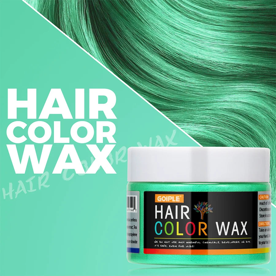 DIY One-Time Hair Color Wax Styling MUST-TRY !!