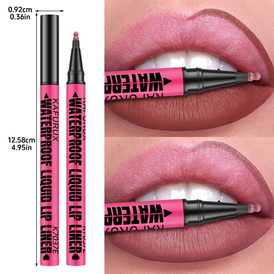 Liquid Matte Lipliner Pencil Waterproof Plumping Lip Liner