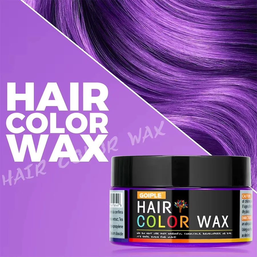 DIY One-Time Hair Color Wax Styling MUST-TRY !!