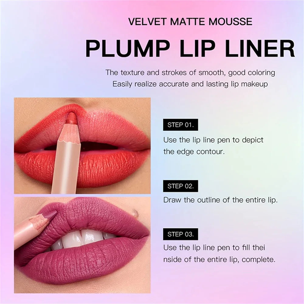 8 Color Matte Plumping Pro Lip Contour
