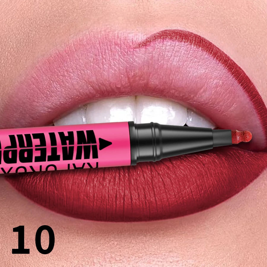 Liquid Matte Lipliner Pencil Waterproof Plumping Lip Liner