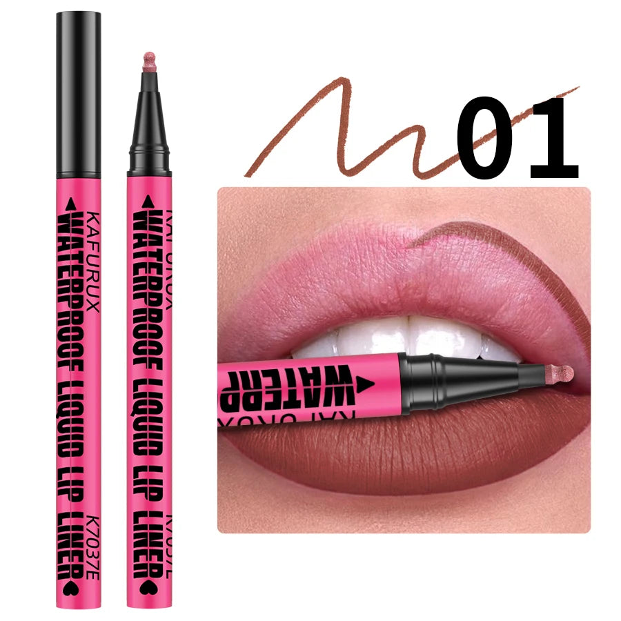 Liquid Matte Lipliner Pencil Waterproof Plumping Lip Liner