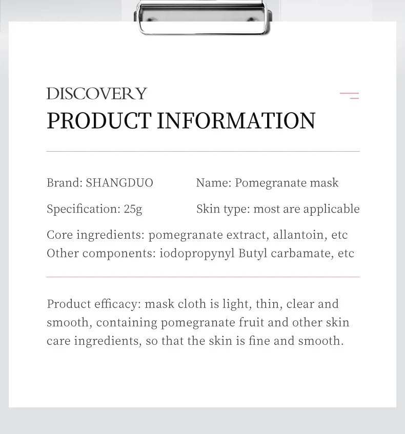 8pcs Natural Plant Face Mask, Hydrating daily hack!