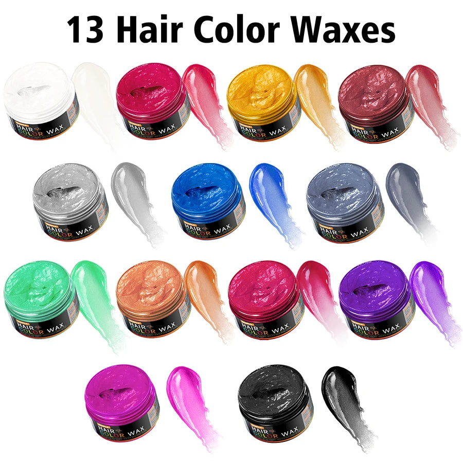 DIY One-Time Hair Color Wax Styling MUST-TRY !!