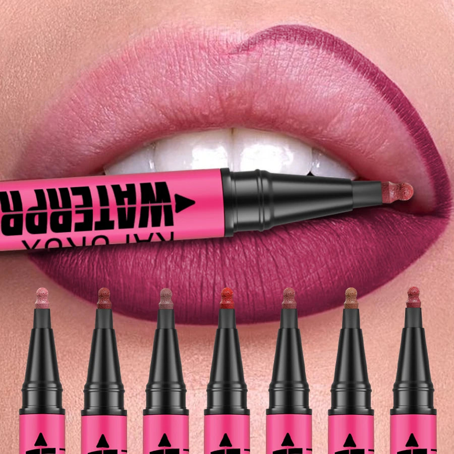 Liquid Matte Lipliner Pencil Waterproof Plumping Lip Liner