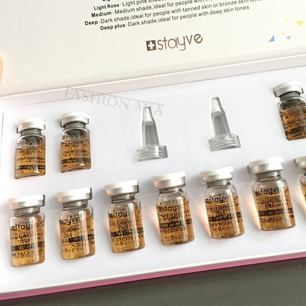 Stayve 8ml Salmon DNA Gold Ampoule Serum Kit !