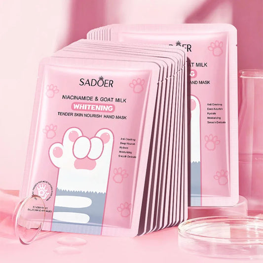 5 Pairs Goat Milk Nourishing Hand Mask