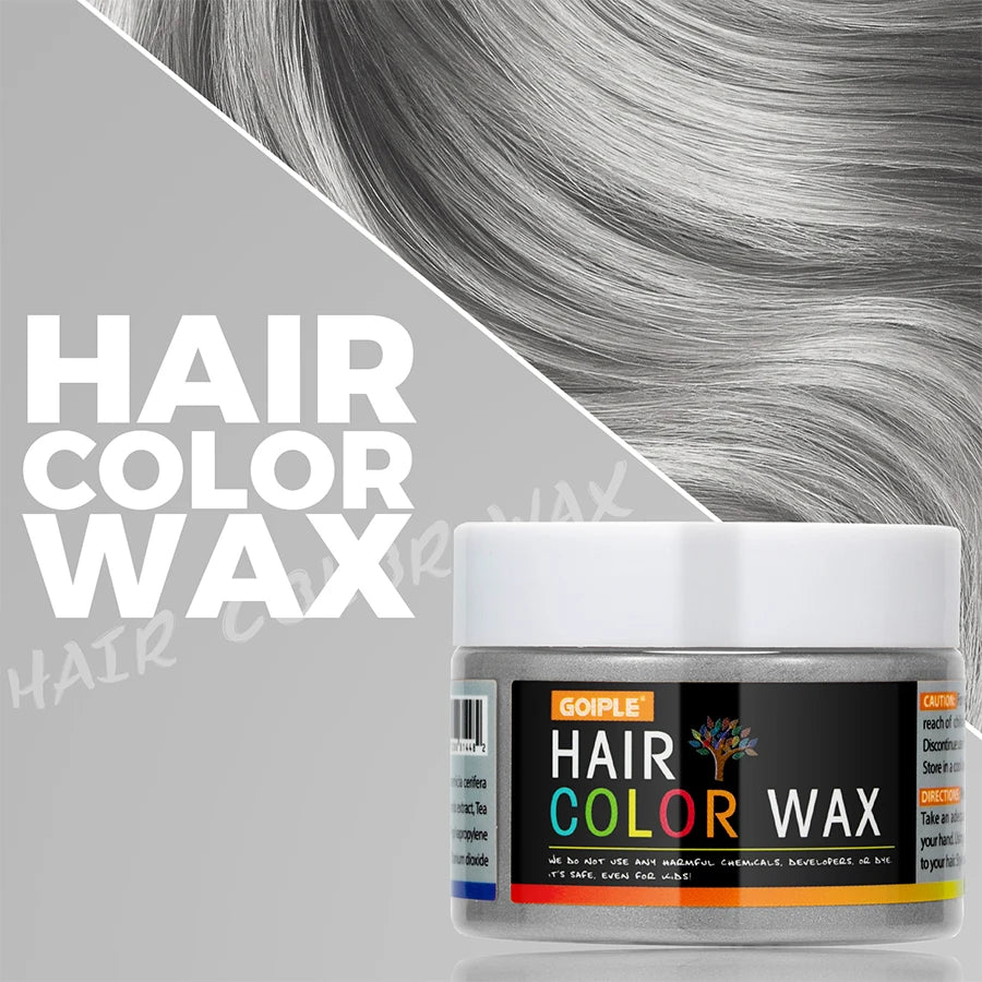 DIY One-Time Hair Color Wax Styling MUST-TRY !!