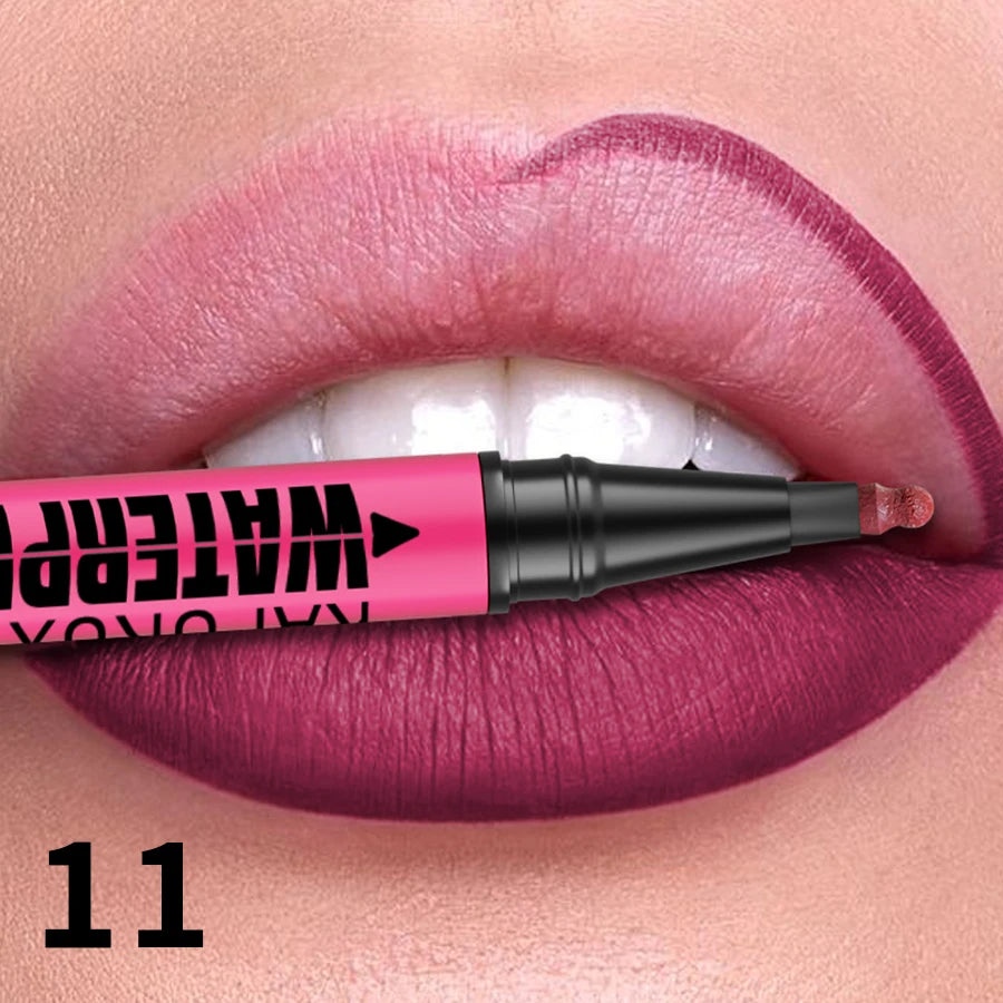 Liquid Matte Lipliner Pencil Waterproof Plumping Lip Liner