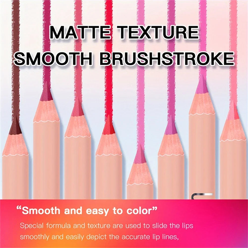 8 Color Matte Plumping Pro Lip Contour