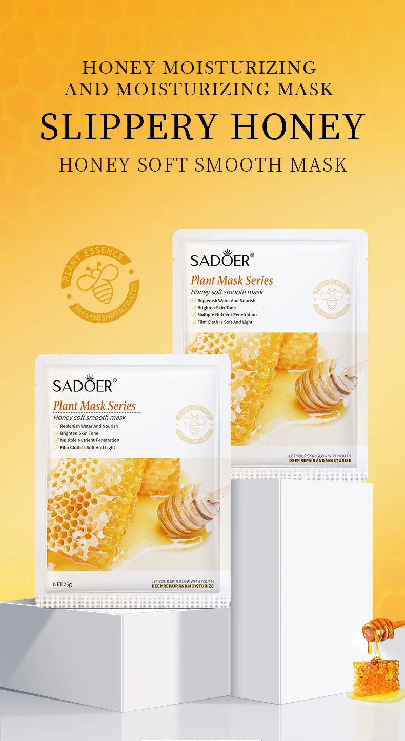 8pcs Natural Plant Face Mask, Hydrating daily hack!