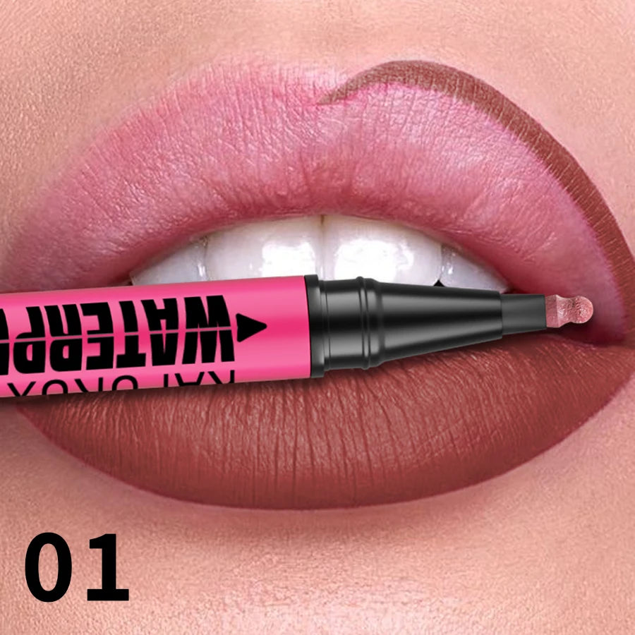 Liquid Matte Lipliner Pencil Waterproof Plumping Lip Liner