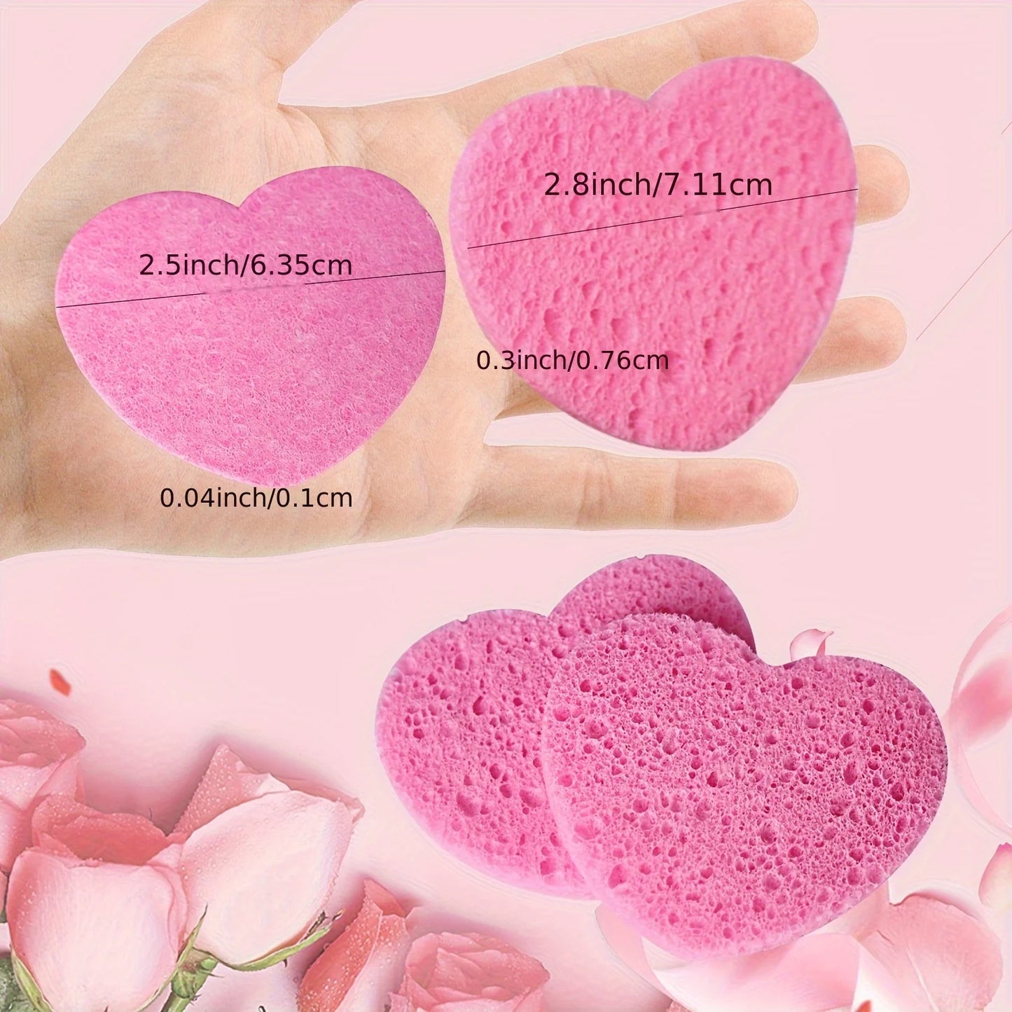 Fabulous Facial Heart shaped Sponges for your Everyday use
