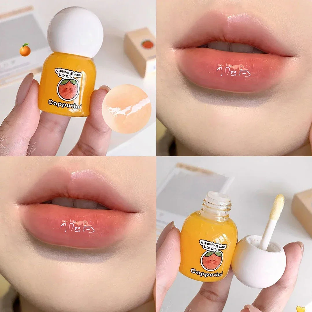 VitaminE Jam Liquid Lip Blam Moisturizing Jelly Lip Plumping