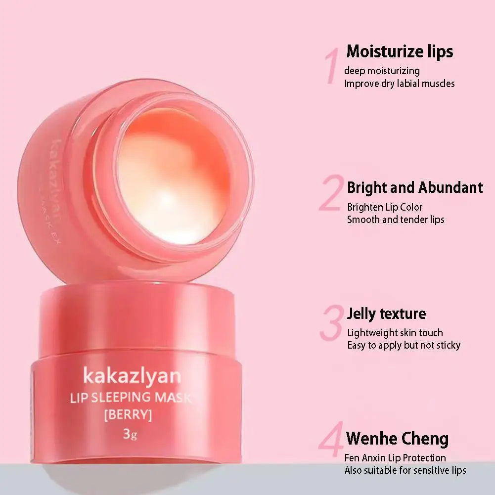 Strawberry Lip Balm Moisturizing Jelly Lip Mask