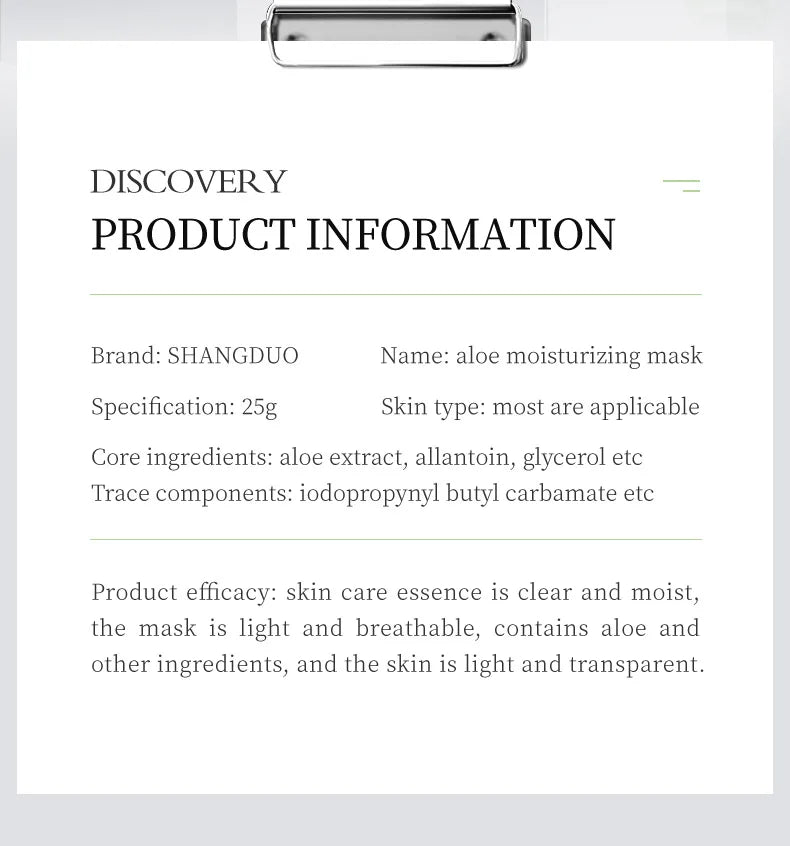 8pcs Natural Plant Face Mask, Hydrating daily hack!
