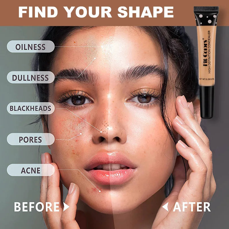 Flexible Concealer Moisturizing Liquid Foundation