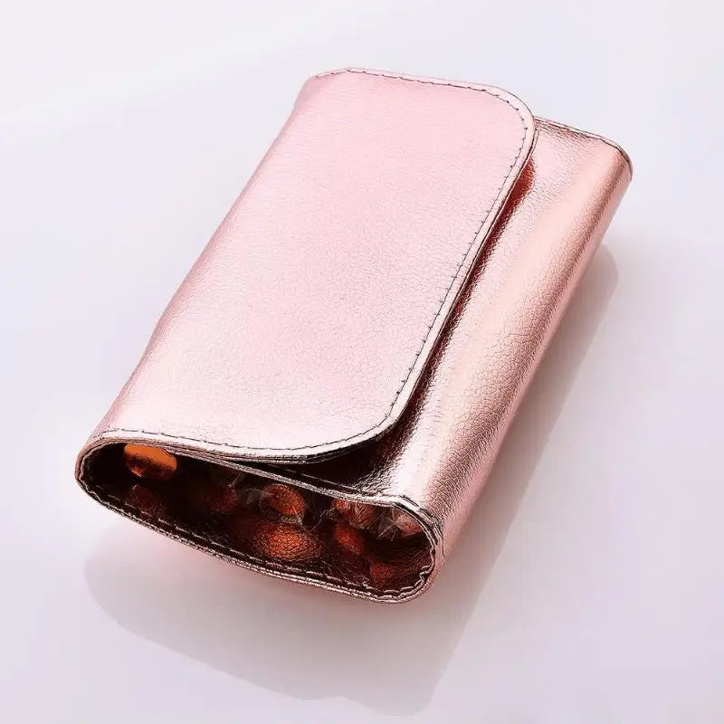 diamond studded makeup brushes set